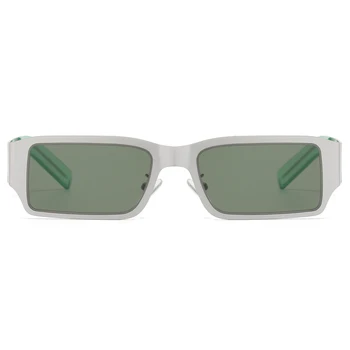 Peekaboo nerūdijančio plieno aikštėje rėmo akiniai nuo saulės vyrams uv400 vasarą vyras saulės akiniai derliaus moterų 2021 aukštos kokybės metalo