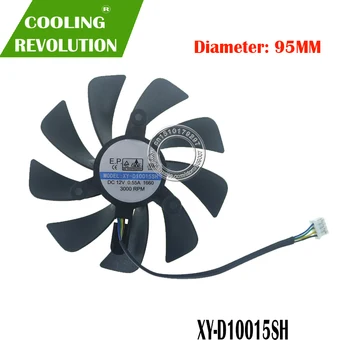 95MM XY-D10015SH DC12V 0.55 A 3000RPM grafika ventiliatorius MSI GTX 1650 GTX 1660 Ti AERO ITX 6G OC