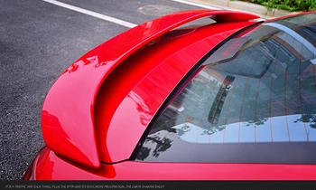 Už Mazda 3 Axela Spoileris-2017 4Door Sedanas Uodega Sparno Apdaila LED Šviesos GT Stiliaus ABS Plastiko Unpainted Galiniai Kamieno Spoileris
