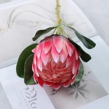 NAUJAS Prabangus didelis Pietų Afrika Imperatorius gėlės filialas netikrą flores namų Apdailos vainikas Augalų, Gėlių dirbtinių gėlių