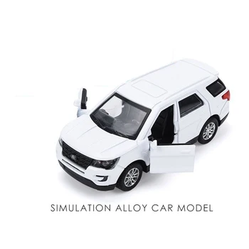 Nemokamas Pristatymas Naujos 1:36 Ford Explorer Lydinio Automobilio Modelį Diecasts & Žaislinės Transporto Priemonės Žaislinius Automobilius Vaikas Žaislai Vaikams Dovanos Berniuko Žaislas