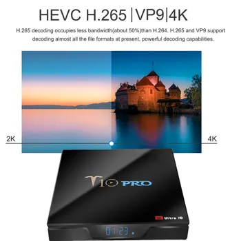 Docooler T10 Pro TV Box Amlogic S905X2 2.4G5G WiFi BT4.1 Android 8.1 32GB 64GB USB3.0 4K VP9 Smart Tv Box PK H96 X96 TX3MINI TX6