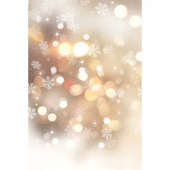 Allenjoy Kalėdų žiemos bokeh Aukso šalis nuotrauka fone tuščia dėmės blizgučiai snaigės blizga kūdikių fotografija backdrops