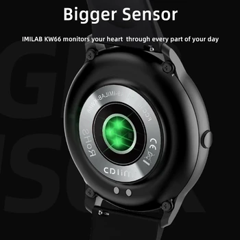 IMILAB KW66 Smart Watch Vyrai Moterys Bluetooth 5.0 Smart Apyrankę Sporto Fitness Tracker Žiūrėti Širdies ritmo IP68 Vandeniui SmartWatc
