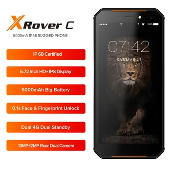 Naujas LEAGOO XRover C IP68 Mobiliojo telefono 5.72