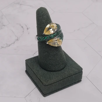 Amorita boutique Netinkamų spalvų dizaino, mados žiedas