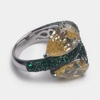 Amorita boutique Netinkamų spalvų dizaino, mados žiedas
