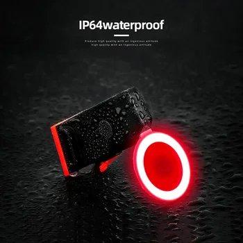 USB Įkrovimo Žibintuvėlis Dviračių Šviesos 7 Stilius Led Dviračių Flash užpakalinis žibintas Dviračių Naktį Įspėjamieji Žibintai Cyling Lempos
