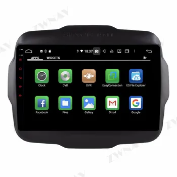 128G Carplay Android10 ekranas Multimedijos DVD Grotuvas, Jeep Renegade 2016 2017 GPS Navigacijos Auto Garso Radijas Stereo Galvos vienetas