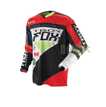 2020 TROJOS Fox MTB Megztiniai Motokroso Jersey Motociklo Kalnų Dviračių Downhill Jersey XC, BMX DH Lenktynių T-Shirt