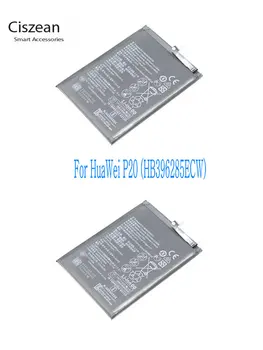 Ciszean 2x 3400mAh HB396285ECW Pakeitimo Baterija Huawei P20 Aukštos Kokybės mobilus telefonas Baterija