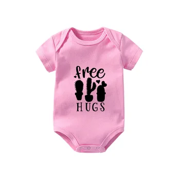 2019 ysculbutol Naujo Dizaino mados free hugs jie naudoja kūdikių bodysuit individualų baby berniukas ir mergaitė drabužiai