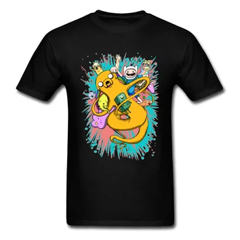 Juokinga Vyrų Marškinėlius, galime Gauti Kvailas! Vasarą Medvilnės O-Kaklo Jaunų Viršūnės & Tees Atspausdintas T-Shirt Dizaineris Marškinėliai Nuotykių Laikas