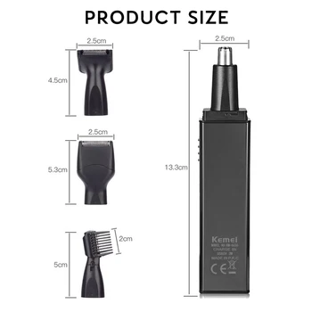 4 1 Elektrinis Nosies Žoliapjovės USB Įkrovimo Skustuvas Aštrių Vyrų Veido Priežiūros Rinkinys, Plaukų Šalinimo Sideburns Ausų, Antakių Barzda Trimeras