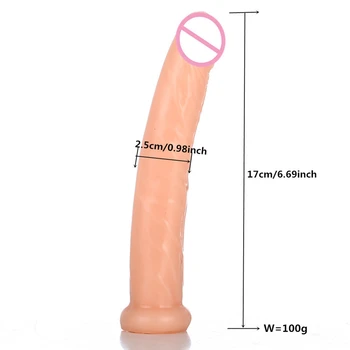 Suaugusiųjų Vibratorių Želė Siurbimo Taurės Moterų Masturbacija Dildo Realistiškas Penis G-spot Didelis Analinis Kaištis Sekso Žaislai Moterims, Vyrams Sekso Produktas