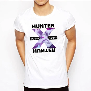 Hunter X Hunter Marškinėliai Anime Killua Baka Atspausdinta Tee Marškinėliai 2020 Metų Vasaros Trumpomis Rankovėmis Viršūnes Tee Moterims, Vyrams Streetwear Atsitiktinis Marškinėlius