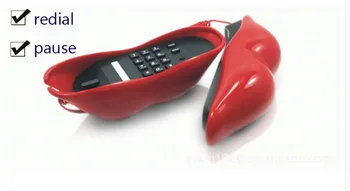 Laidiniu Mini Telefono Red pink rose Lūpų Bučinys Nešiojamosioms Rankinėms telefonai vaikams lady home fiksuotojo ryšio telefono miegamasis