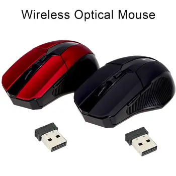 2.4 G bevielė Pelė Su USB2.0 Imtuvas, Mažiau Triukšmo, Nešiojamos Mobiliojo Optinės Pelės 