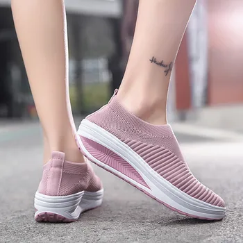 Moterų Vulcanize batų mados rožinės spalvos sportbačiai patogus neslidžios dilimui moterų sportbačiai 2020 nauji bėgimo bateliai moterims