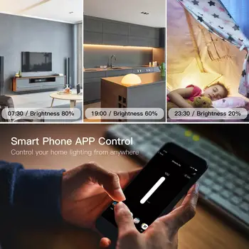 Tuya WiFi Smart Dimeris jungikliai, Valdymo Balsu su Alexa, Google Namų Protingo Gyvenimo App Kontroliuoti Vieno Poliaus 3 Būdas Smart Home