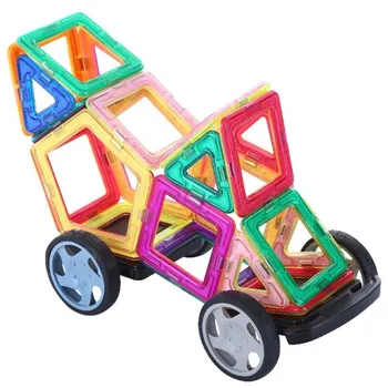 143-47PCS Magnetas Žaislas Blokai Magnetinio Konstravimo Rinkiniai Dizaineris Vaikų švietimo bamblys Žaislai vaikams Kalėdų Dovana