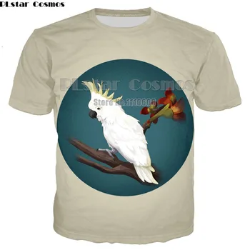 Plus size Vyrų/Moterų 3D spausdinimo atsitiktinis marškinėlius žvirblis, gyvūnų, paukščių t-shirt hoodie Harajuku Papūga t shirt/Hoodies/Palaidinukė 7XL
