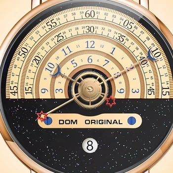 DOM Mados Kvarco Žiūrėti Vyrų Laikrodžiai Kūrybos Dial Dizaino vyriški Laikrodžiai Vyrų Laikrodis Prabanga Mens Laikrodis reloj mujer bayan siųsti