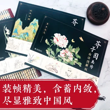 Kinų tradicinės tapybos meno knygos, Garstyčių Sėklos, Sodo Tapyba, Biografija (Trijų tomų Rinkinys Liaudiškas Iliustruotas Leidimas)