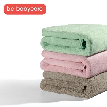 BC Babycare 70*140cm Mikropluošto Minkšta Naujagimiui Washcloth Absorbentas Baby Kūdikių Vonios Rankšluostis