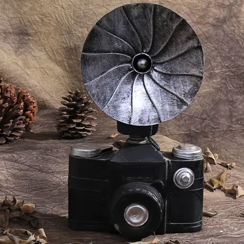 Stongwell Nostalgiškas Vintage Camera Figūrėlės Retro Fotoaparato Modelis Papuošalai Darbalaukio Nuotrauka Rekvizitai Amatų Namų Dekoravimo, Dovanų