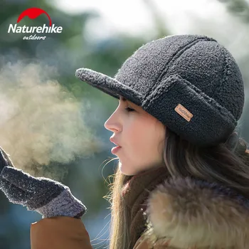 Naturehike Rudens žiemos vilnos skrybėlę lauko laipiojimo vyrai moterys šalto vėjo kvėpuojantis avikailis šiltą kepurę