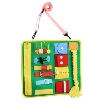 Jaučiausi Įgūdžių Bamblys Verslo Valdybos Montessori Ugdymo Žaislų Rinkinys Kūdikių Veiklos Užimtas Valdybos Kūdikiai Mokymosi Suknelė