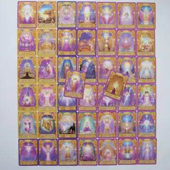 Naujas Taro kortos oracles denio paslaptingas būrimą angelas atsakymus oracles korteles moterų, mergaičių kortų žaidimas, stalo žaidimas