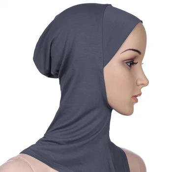 Musulmonų Underscarf Moterų Šydas, Hijab skarų Musulmonų Moterų Skara Rait Galvos Moterims moteriški Hijabs Hijab Kepurės Kepurės Islamo