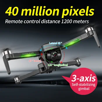SG906 PRO 2 RC Drone 3-ašis gimbal Dron su 5G Wifi FPV 4K vaizdo Kamera Anti-shake Profesinės Quadcopter 26Mins 1.2 Km 32GB TF kortelė