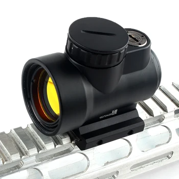 Taktinis MRO HD Tinklelis Reflex Akyse 1x Red Dot Akyse Sritį su Picatinny Rail Mount Bazės Medžioklės Šaudymo