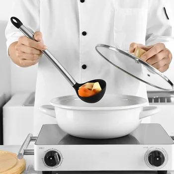Virtuvės buitinė FDA silikoninių virtuvės reikmenų rinkinį, silikoninės kepimo šaukštas kastuvas virtuvės įrankiai, didmeninė