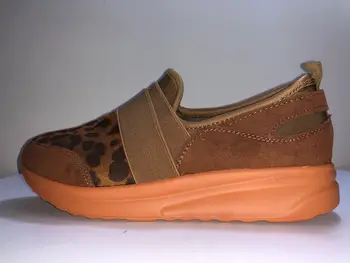 Prekės Sportbačiai Moterims Kvėpuojantis Batai Naujo Dizaino 2020 Atsitiktinis Platforma Pleišto Mados Sneaker Su Leopardas Butas Batai 35-43