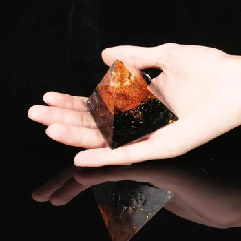 Crystal Ametistas Energijos Ratą Gydymo Kristalų Reiki Piramidės Čakros Natūralaus Akmens Orgone Orgonite Piramidės Fengshui Namų Dekoro