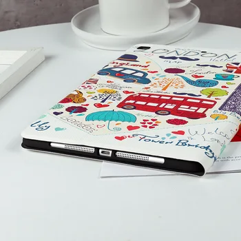 Case For iPad Oro 1 2 Oro Cartoon Automobilių Gyvūnų PU odos Silikono Minkšta Nugaros Stovi Dangtelis Naujas iPad 9.7 colių Tablet smart Case