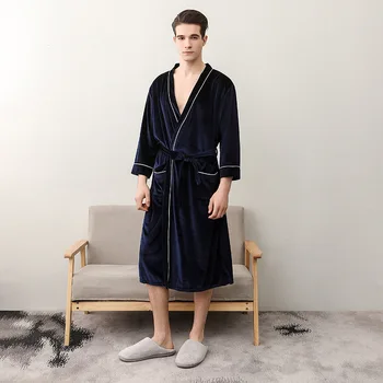 Unisex chalatas moterų apdaras femme vyrų naktiniai drabužiai Kvėpuojantis vientisos Spalvos Chalatas Sujungimas Namų Drabužių Mantija Rinkiniai Pora sleepwear