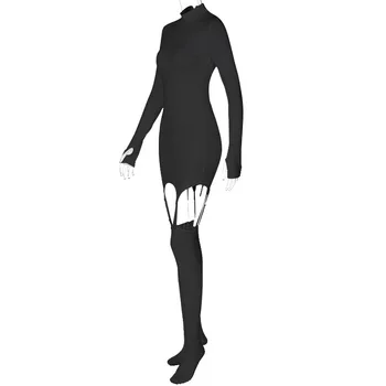 2021Dress moterų mados Bodycon Suknelė Moterims Seksualus Klubo Šalis Suknelė rudens žiemos Ponios Kietas Liesas Elegantiška Suknelė