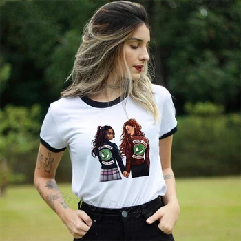 PIETŲ PUSĖJE ŽALČIŲ Marškinėliai Moterims Harajuku 2019 Riverdale Moterų Marškinėlius Gyvatė Spausdinti marškinėliai korėjos Streetwear Tumblr Drabužiai