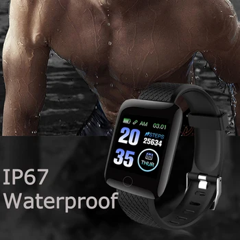 Dropshipping D13 Smart Watch Moterų 116 Plius Fitness Tracker Smart Whatch Sveikatos Smartwatch Sporto Laikrodžiai Smart Band 