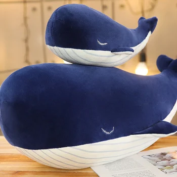 9.8 -33.5 COLIŲ Super Minkštas Pliušinis Žaislas Jūros Gyvūnų Big Blue Whale Minkštas Žaislas iškamša Minkštas Žaislas, vaiko Gimtadienio Dovana