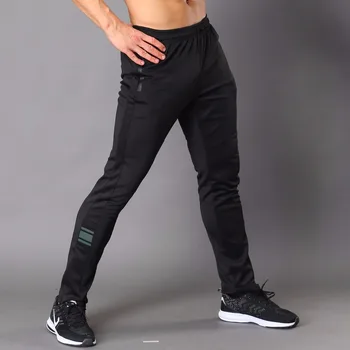 Naujas Vyrai Veikia Kelnės Slim Gimnastikos Fitneso Raišteliu Kelnės Veikia Mokymo Kelnės Kišenės Užtrauktuką Krepšinis Bėgiojimas Legging Kelnės