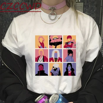 Negabaritinių Naruto Marškinėliai Juodasis penktadienis Pardavimo 2020 Viskas Naujų Metų Marškinėlius Goth moteriški marškinėliai Harajuku Mados Tshirts