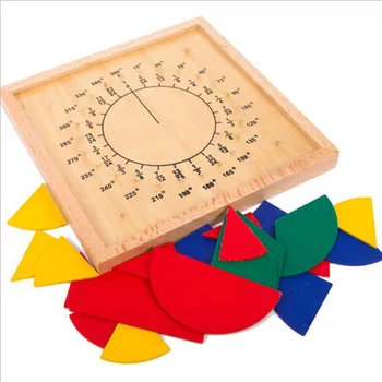 Kūdikių Matematikos Žaislas Vaikui Anksti Švietimo Žaislai, Diskiniai Matematikos Frakcija Skyriaus Mokymo Montessori Valdybos Mediniai Žaislai, Dovanos