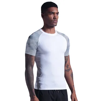 Homme marškinėliai veikia dizaineris greitas džiovinimas t-shirts veikia slim fit topai marškinėliai sporto vyrų fitneso salė t raumenų t shirts 2020 m.