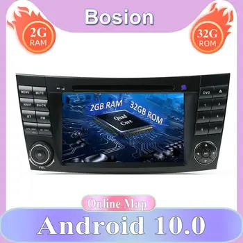 7inch Android 10.0 Automobilio multimedijos grotuvo Mercedes Benz E-class W211 E300 CLS/W219 Automobilio Radijas Stereo GPS Navi 